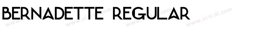Bernadette Regular字体转换